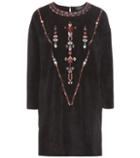 Givenchy Maggy Embroidered Suede Tunic