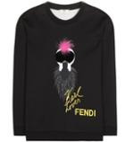 Fendi Fur-embellished Cotton-blend Sweater