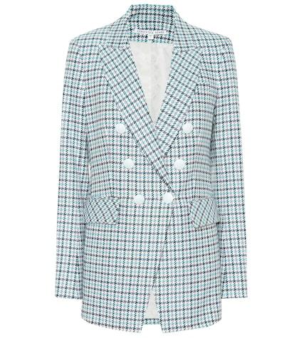 Veronica Beard Moroso Dickey Checked Blazer