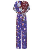 Diane Von Furstenberg Floral-printed Wrap Jumpsuit