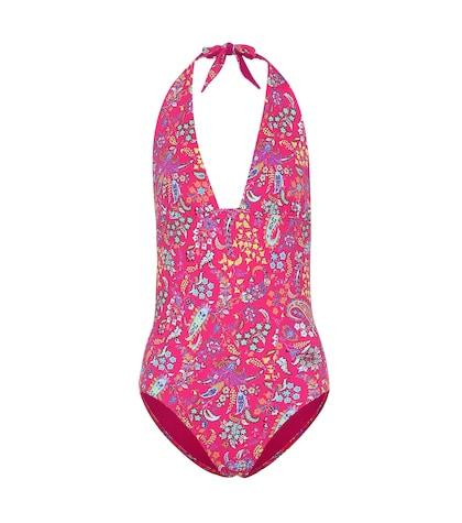 Etro Printed Halter Swimsuit
