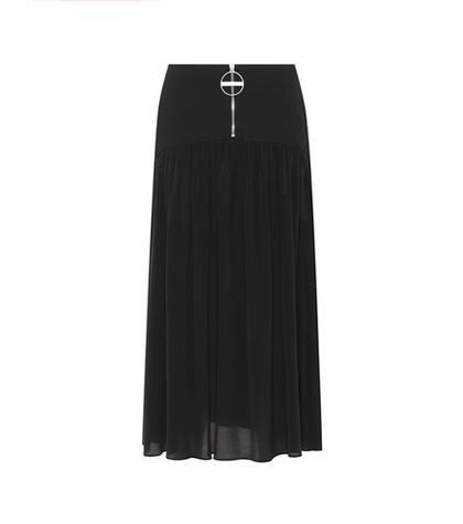 Givenchy Wool And Silk Skirt