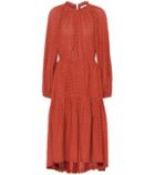 Bvlgari Eyewear Ambre Cotton Eyelet Lace Dress