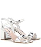 Gucci Metallic Leather Sandals