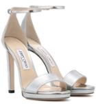 Jimmy Choo Misty 120 Leather Sandals