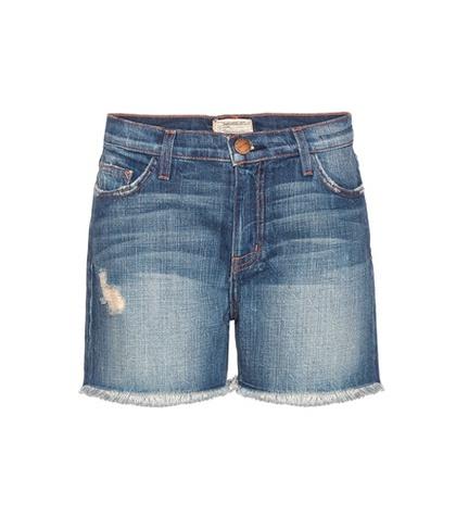 Current/elliott The Vintage Straight Cut-off Denim Shorts