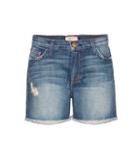 Current/elliott The Vintage Straight Cut-off Denim Shorts