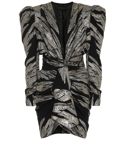 Dundas Silk Brocade Minidress