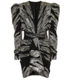 Dundas Silk Brocade Minidress