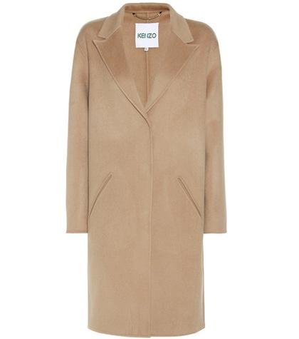 Kenzo Wool And Cashmere Coat