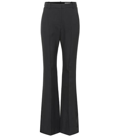 Alexander Mcqueen Wool And Silk-blend Pants