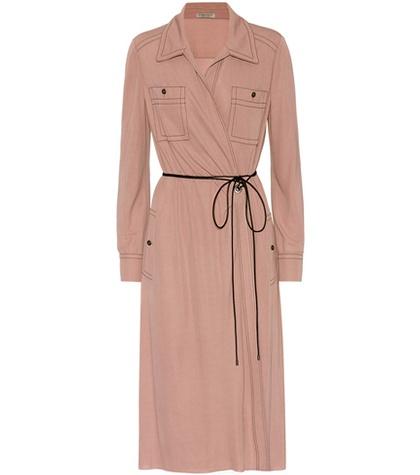 Bottega Veneta Long-sleeve Wrap Dress