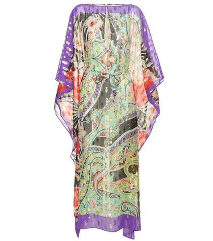 Etro Metallic Silk Kaftan