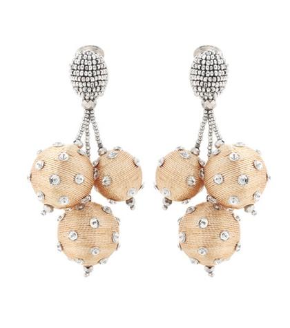 Church's Beaded Clip-on Earrings