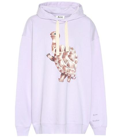 Valentino Garavani Fala Printed Cotton Hoodie