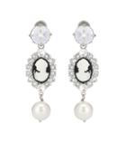 Undercover Crystal-embellished Clip-on Earrings