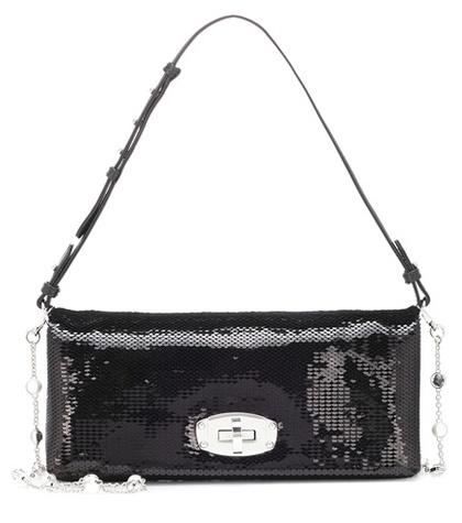 Miu Miu Sequined Shoulder Bag