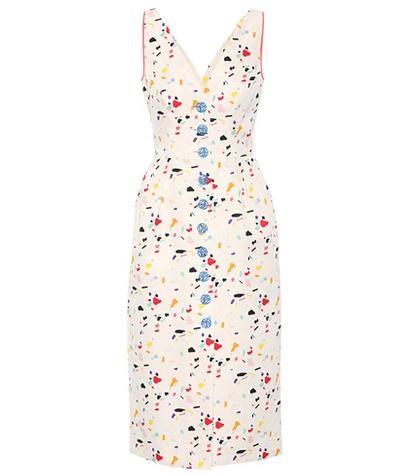 Balmain Printed Cotton-blend Dress