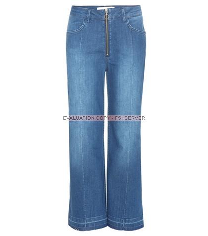 Maison Michel Lesatian Wide-leg Cropped Jeans