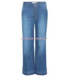 Maison Michel Lesatian Wide-leg Cropped Jeans