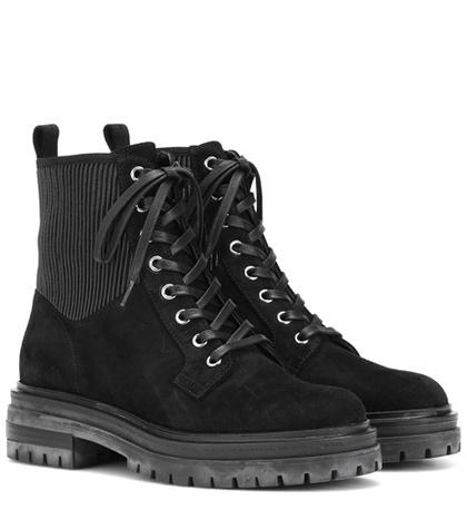 Gianvito Rossi Martis 20 Suede Ankle Boots