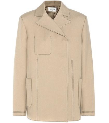 Wood Wood Melinda Cotton And Virgin Wool-blend Twill Jacket