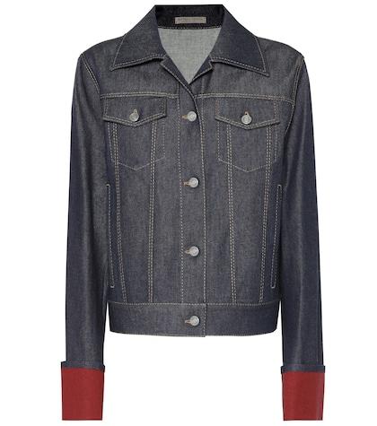 Bottega Veneta Suede-trimmed Denim Jacket