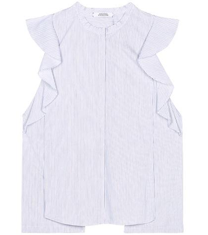 Miu Miu Sensitive Volume Striped Shirt
