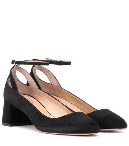 Aquazzura Rivoli 50 Suede Pumps