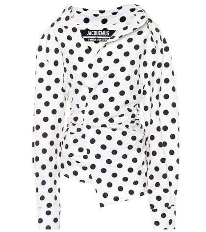 Calvin Klein 205w39nyc La Chemise Elie Polka-dot Blouse