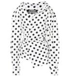 Calvin Klein 205w39nyc La Chemise Elie Polka-dot Blouse