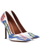 Vetements Printed Patent Leather Pumps