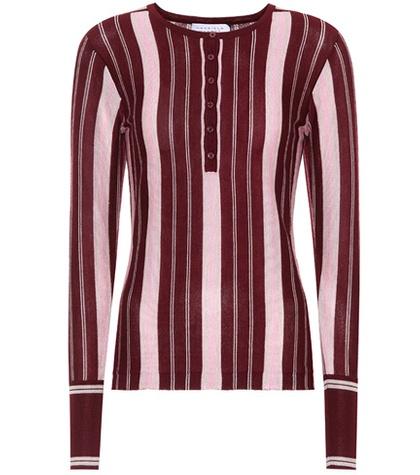 Gabriela Hearst Striped Cashmere And Silk Top