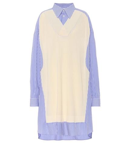 Gianvito Rossi Striped Cotton Tunic