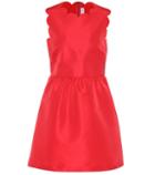 Redvalentino Scalloped Satin Dress