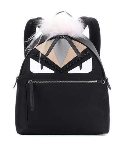 Fendi Fur-trimmed Backpack