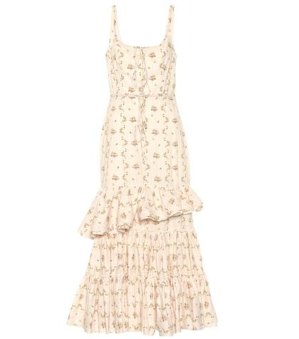 Brock Collection Onilde Floral Cotton Maxi Dress