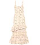 Brock Collection Onilde Floral Cotton Maxi Dress
