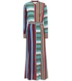 Diane Von Furstenberg Striped Silk Dress
