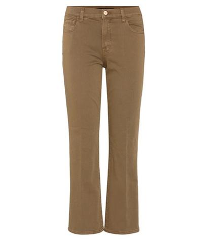 J Brand Selena Cropped Flared Jeans