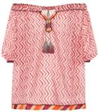 Talitha Cotton And Silk Off-the-shoulder Top