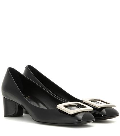Paige Décolleté U Patent Leather Pumps