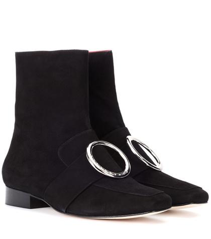 Mother Biturbo Suede Ankle Boots