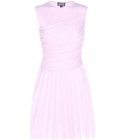 Stella Mccartney Draped Pleated Wool Dress