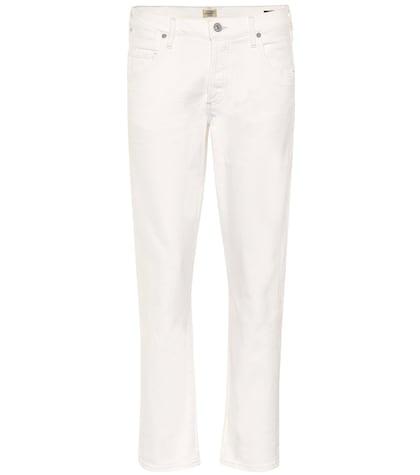 Roger Vivier Emerson Low-rise Boyfriend Jeans