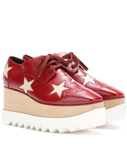 Paige Elyse Star Platform Derby Shoes