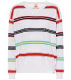 Valentino Striped Cotton And Cashmere Sweater