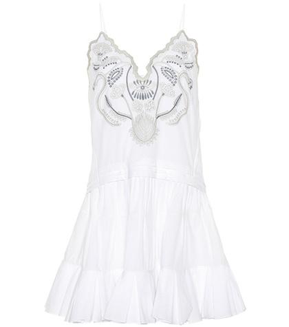 Chlo Sleeveless Embroidered Dress