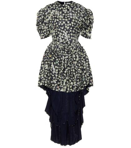 Preen By Thornton Bregazzi Sammie Printed Jacquard Dress