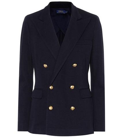 S Max Mara Knit Double-breasted Blazer